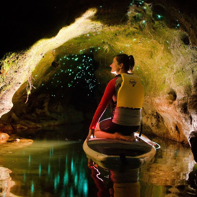 Waitomo glowworm caves New Zealand