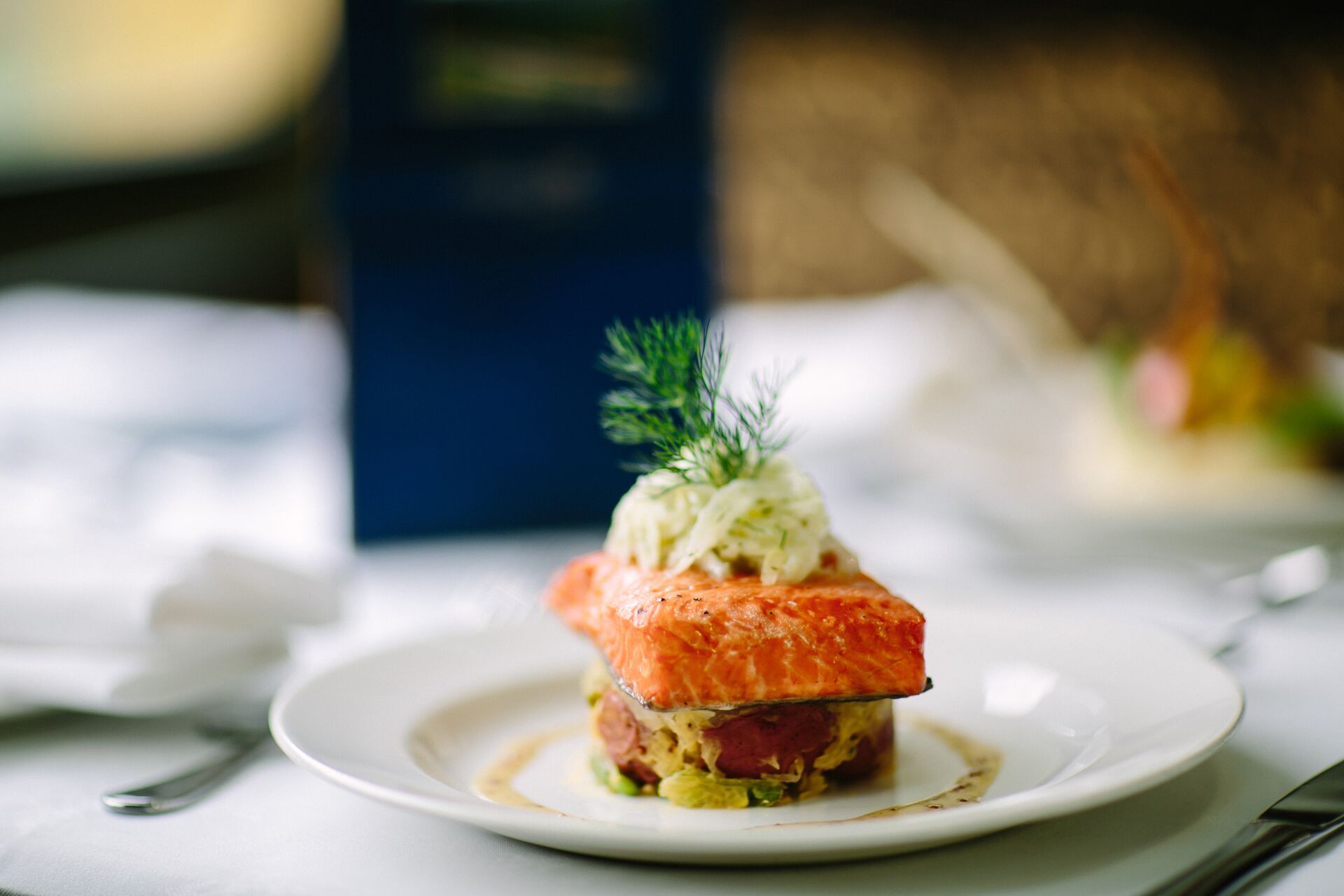 Fine dining aboard the Rocky Mountaineer 