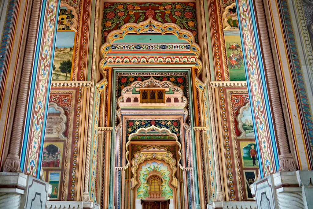 Patrika gate near Jaipur Rajasthan 