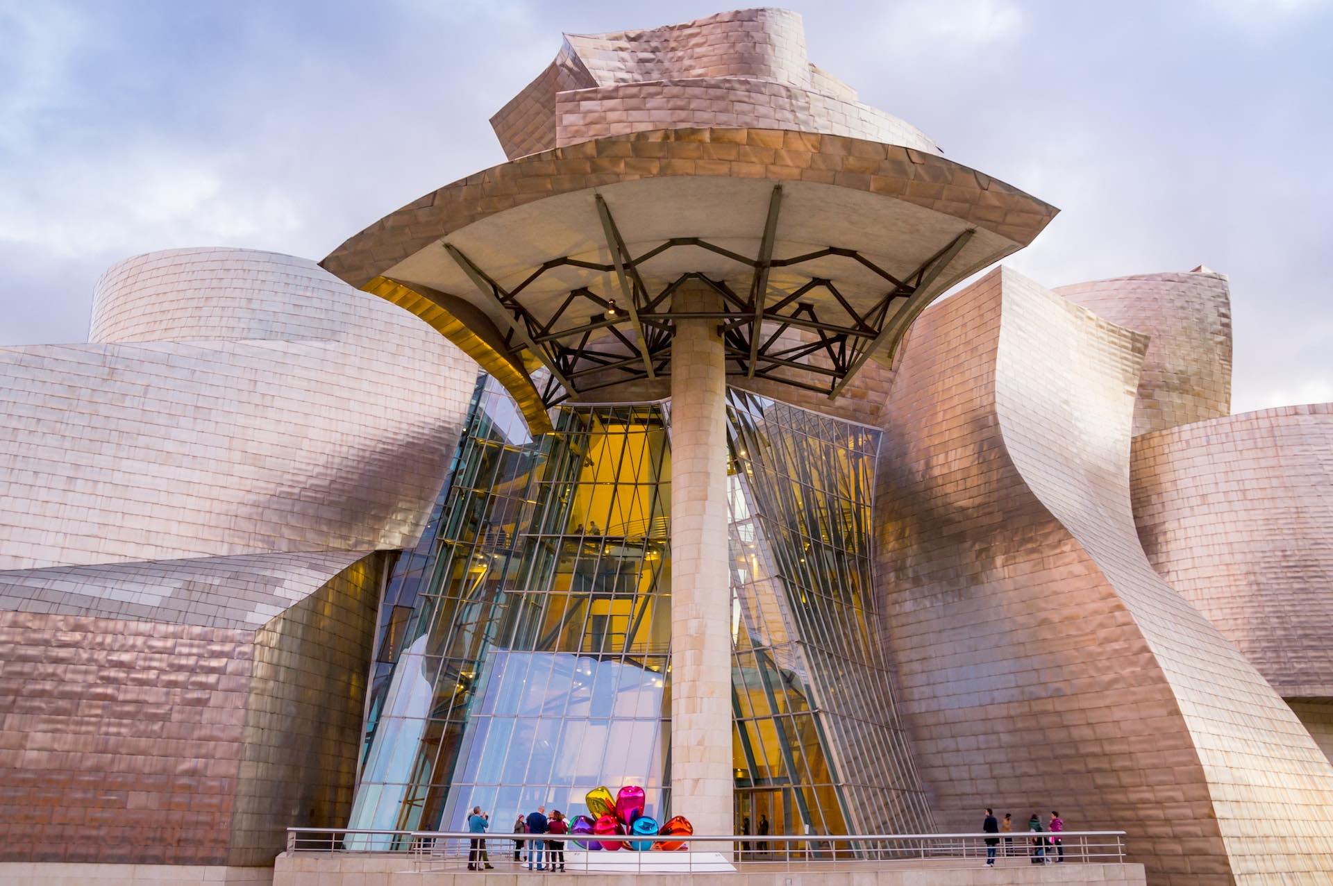 There Guggenheim Museum in Bilbao