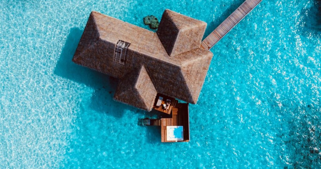 luxury overwater bungalow