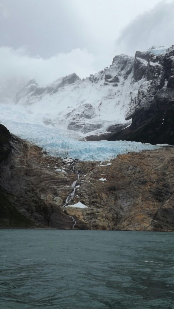 Serrano Glacier off the Rio Serrano Chile